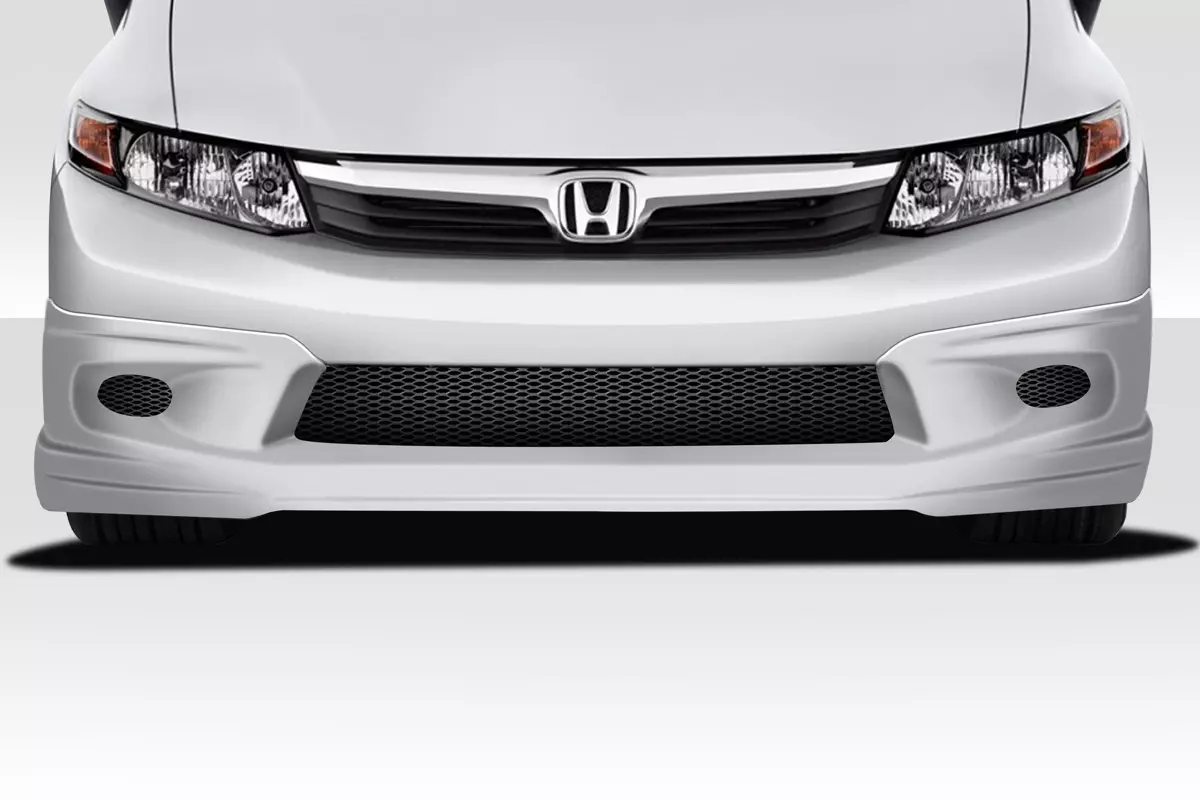 2012-2012 Honda Civic 4DR Duraflex Type M Front Lip Spoiler 1 Piece - Image 1