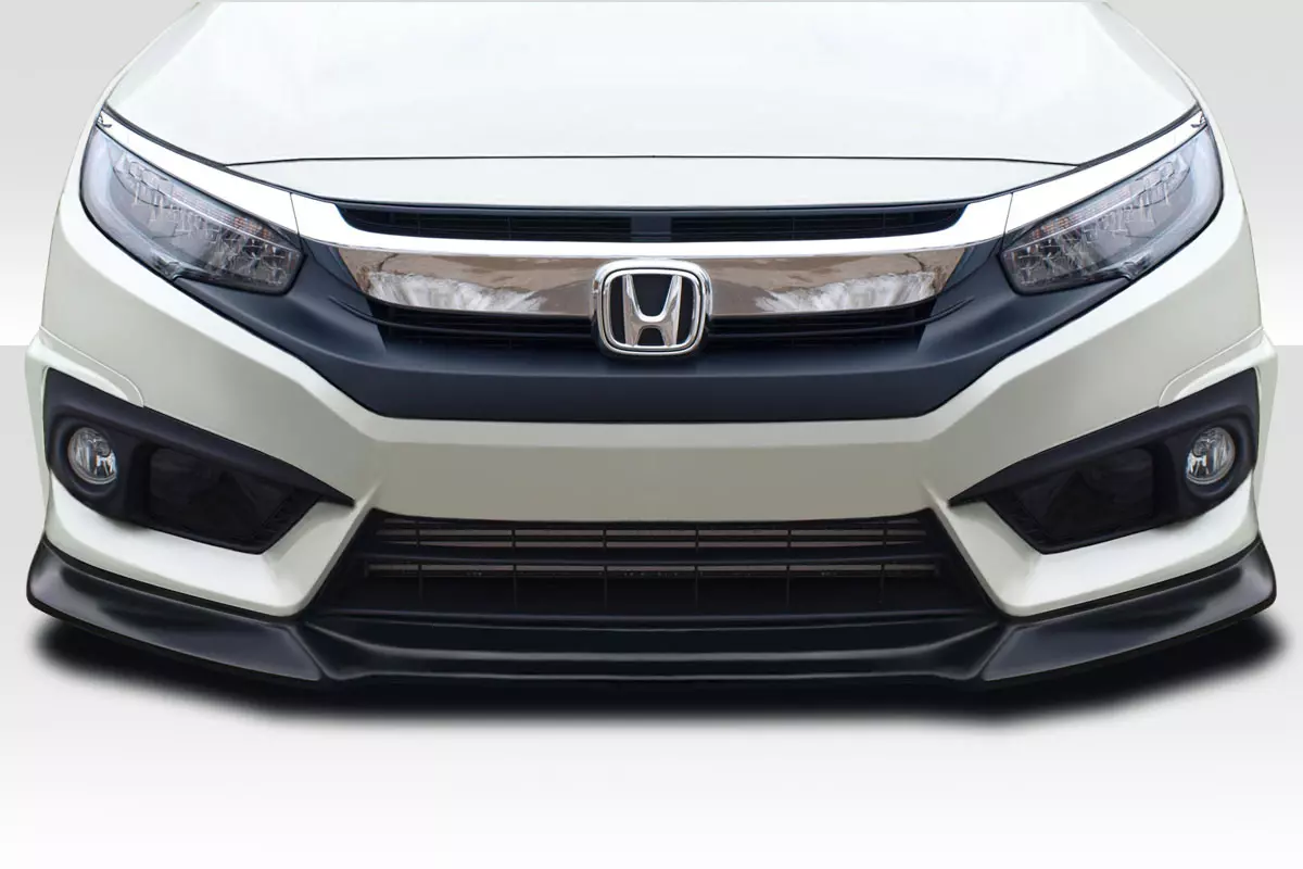 2016-2018 Honda Civic 2DR 4DR Duraflex Yoka Front Lip Spoiler Air Dam 3 Pieces - Image 1