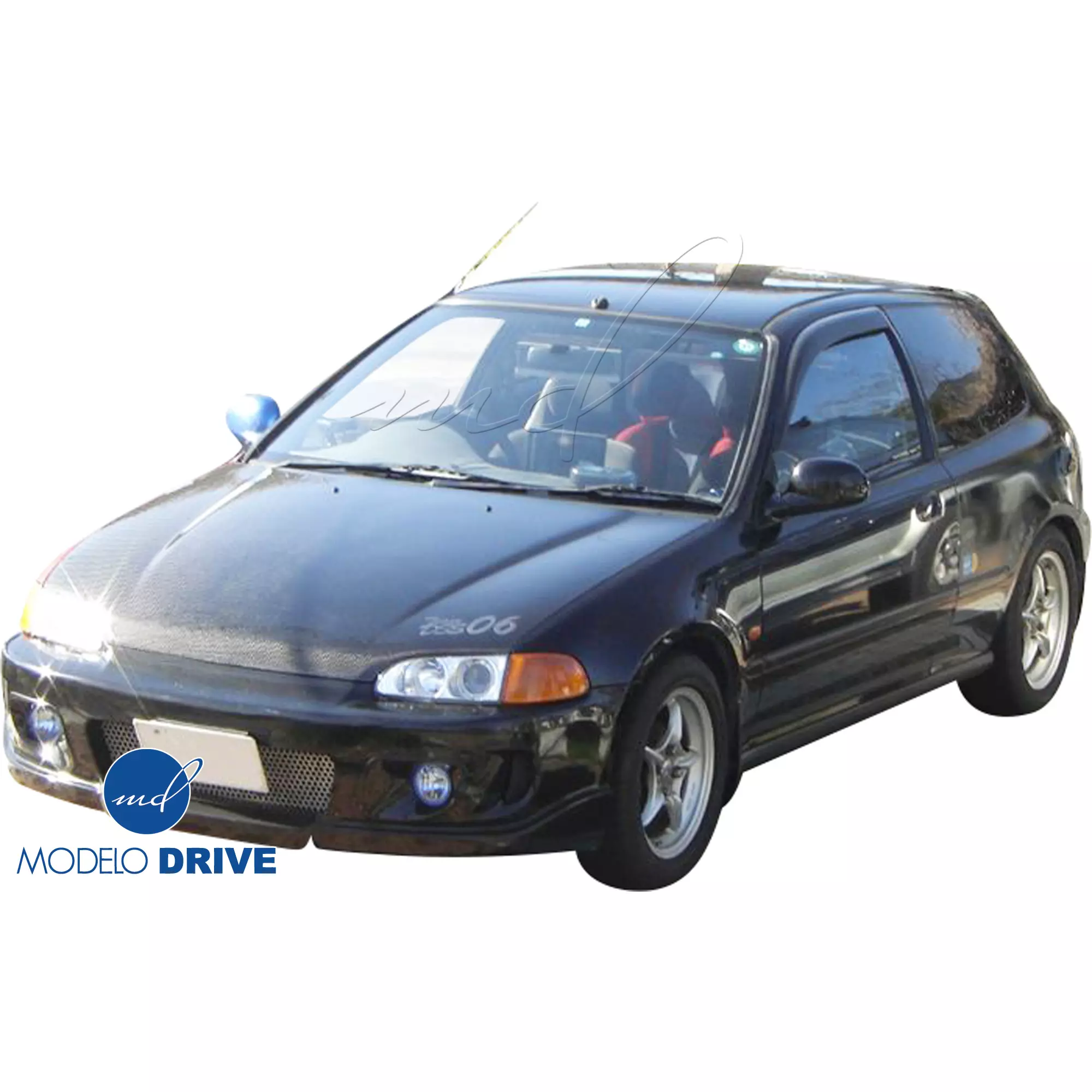 ModeloDrive FRP VAR Front Bumper > Honda Civic EG 1992-1995 > 2/3-Door Hatch - Image 2