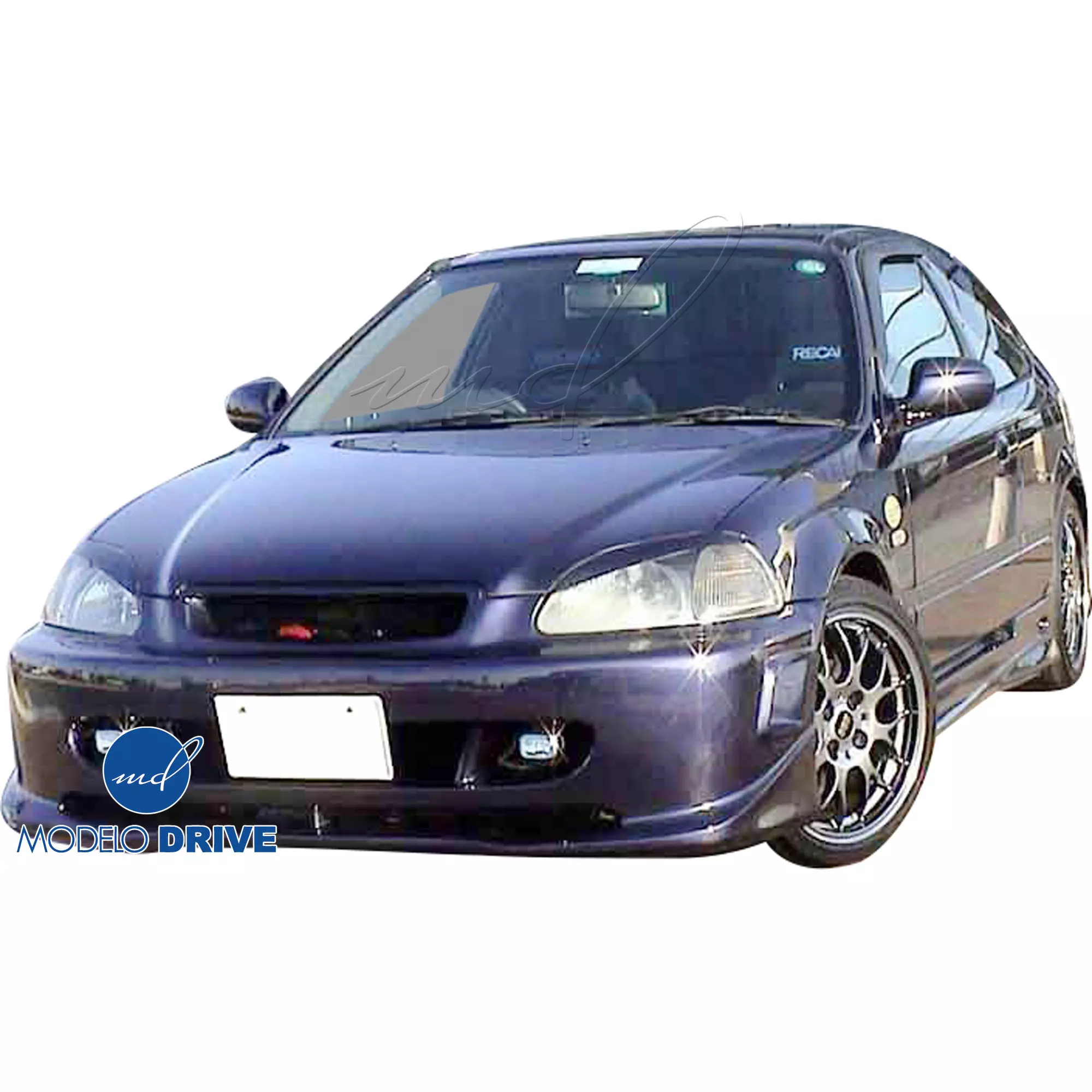 ModeloDrive FRP ZEA Front Bumper > Honda Civic EK9 1996-1998 > 3-Door Hatch - Image 2