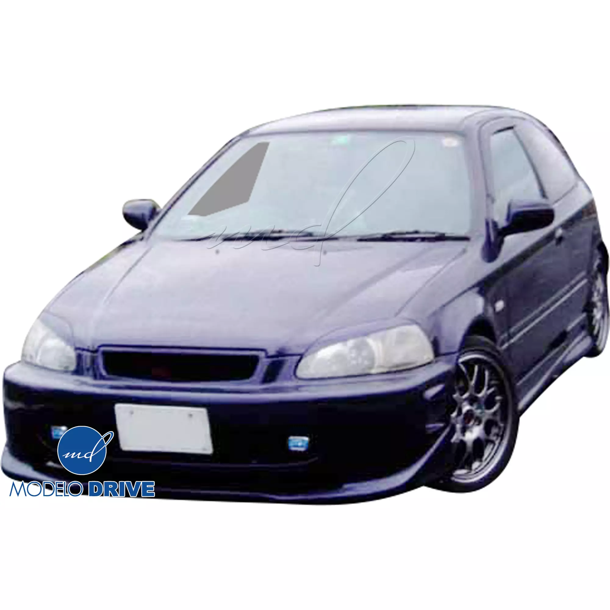 ModeloDrive FRP ZEA Front Bumper > Honda Civic EK9 1996-1998 > 3-Door Hatch - Image 3
