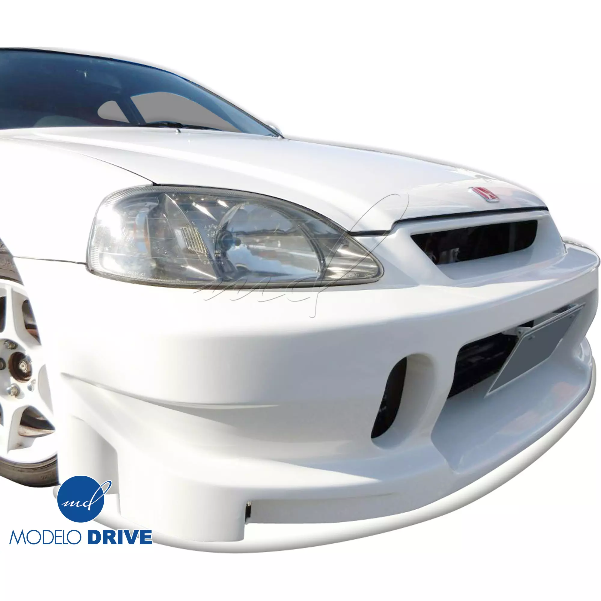 ModeloDrive FRP BCLU Body Kit 4pc > Honda Civic EK9 1996-1998 > 3-Door Hatch - Image 2