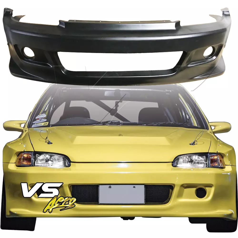 VSaero FRP TKYO Wide Body Front Bumper > Honda Civic EG 1992-1995 > 3dr Hatchback - Image 1