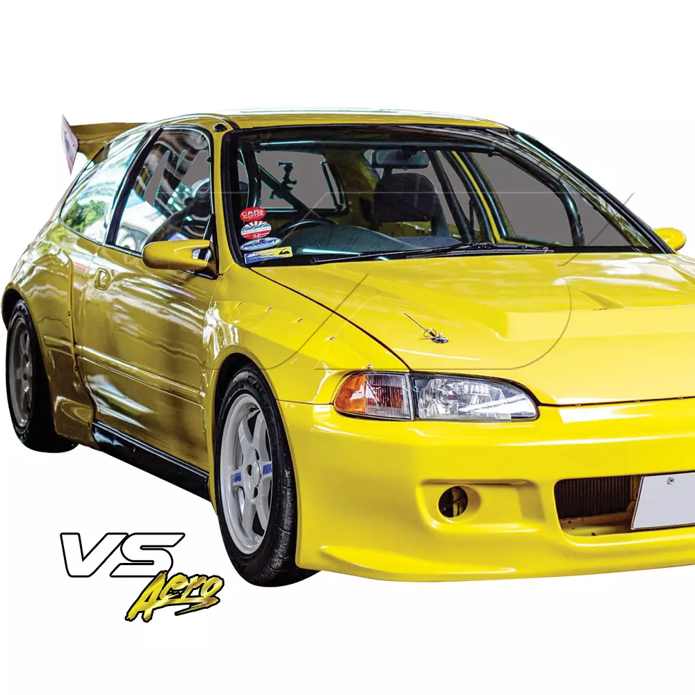 VSaero FRP TKYO Wide Body Front Bumper > Honda Civic EG 1992-1995 > 3dr Hatchback - Image 6