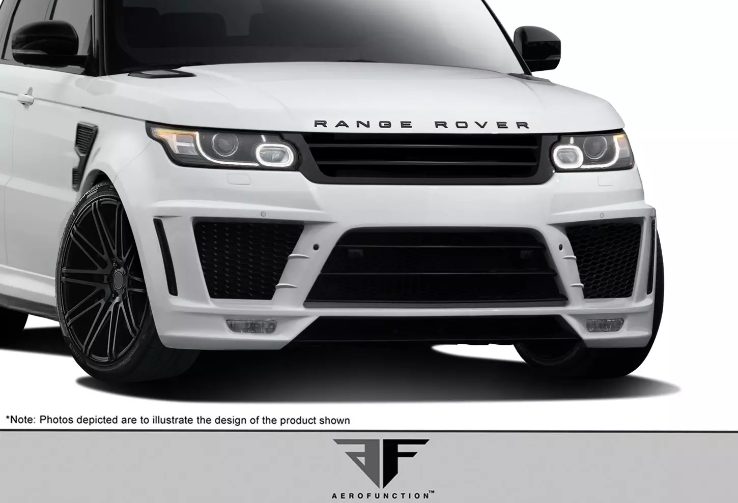 2014-2022 Land Rover Range Rover Sport Urethane AF-1 Front Bumper ( PUR-RIM ) 1 Piece - Image 2