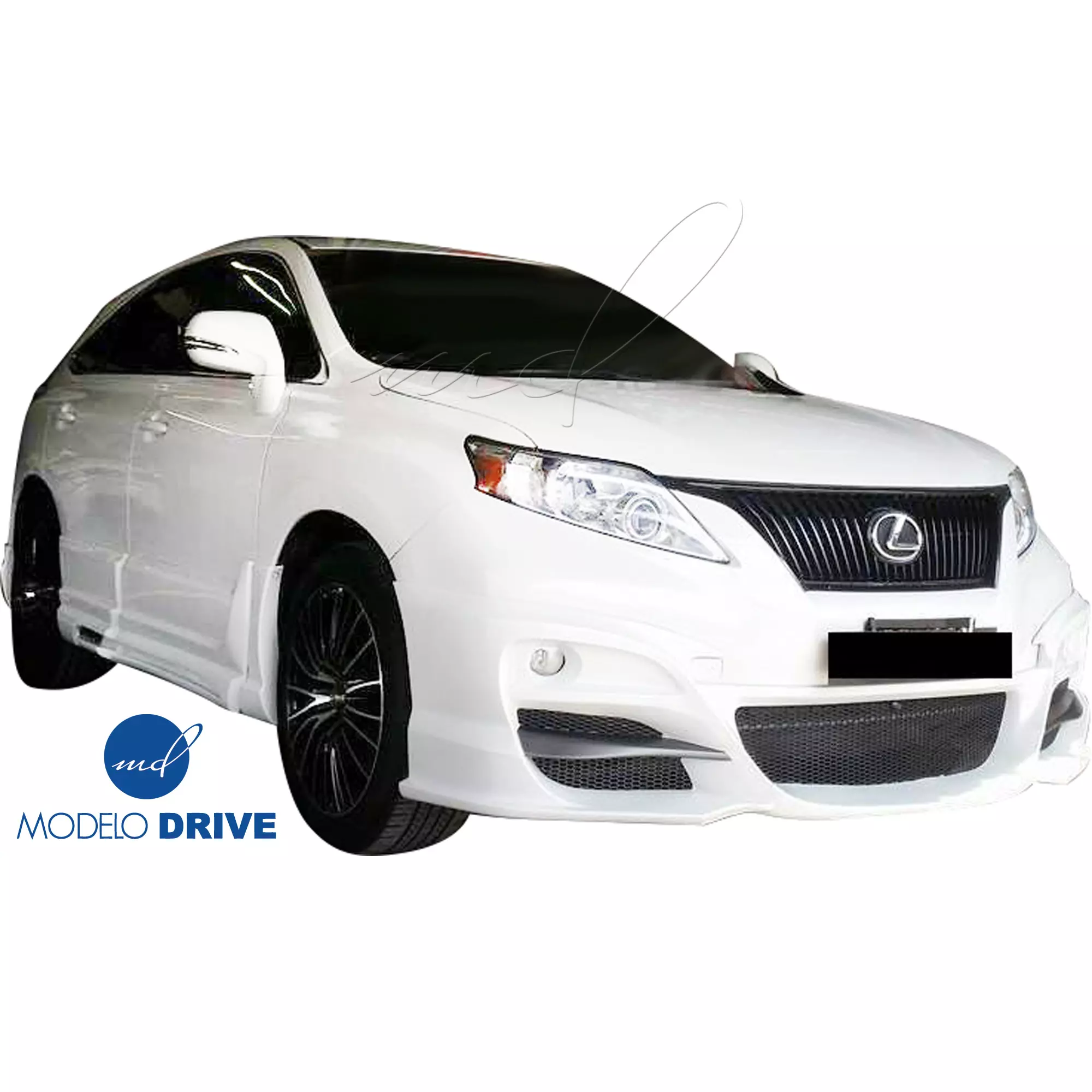 ModeloDrive FRP WAL BISO Front Add-on Valance > Lexus RX-Series RX350 RX450 2010-2012 - Image 3