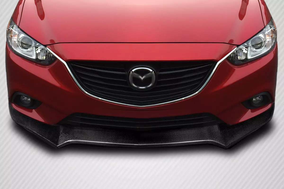 2014-2017 Mazda 6 Carbon Creations Lazer Front Lip Spoiler Air Dam 1 Piece - Image 1