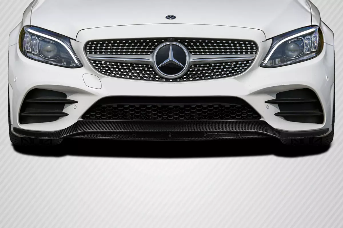2015-2018 Mercedes C43 W205 Carbon Creations Autohaus Front Lip Spoiler Air Dam 1 Piece - Image 1