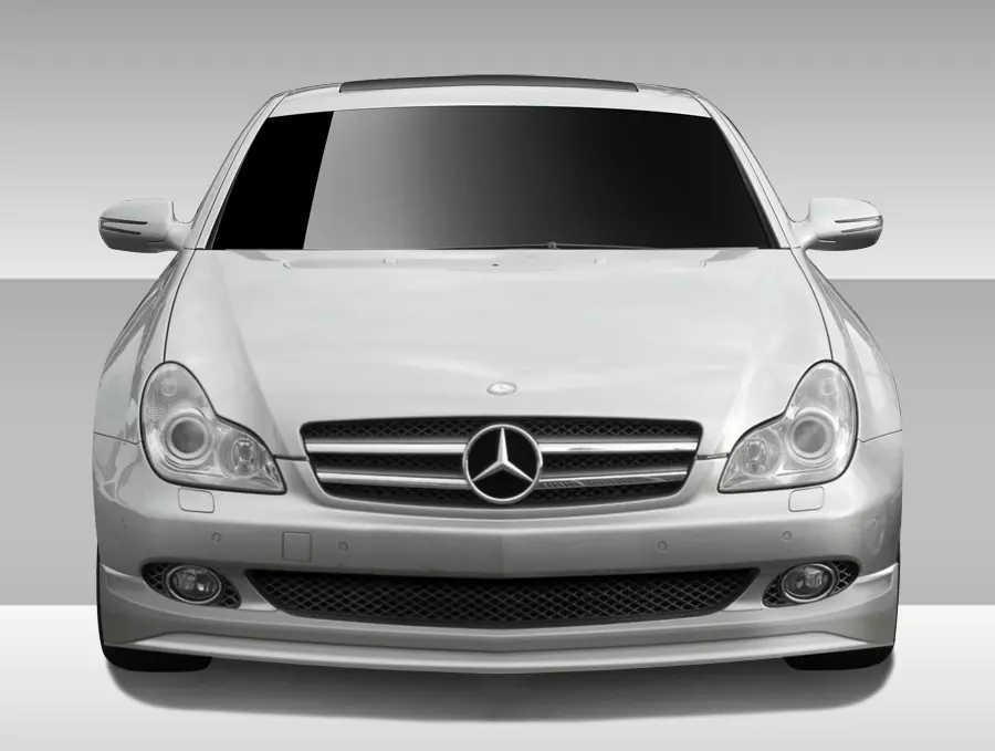 2006-2008 Mercedes CLS Class C219 W219 Eros Version 1 Front Lip Spoiler 1 Piece - Image 1
