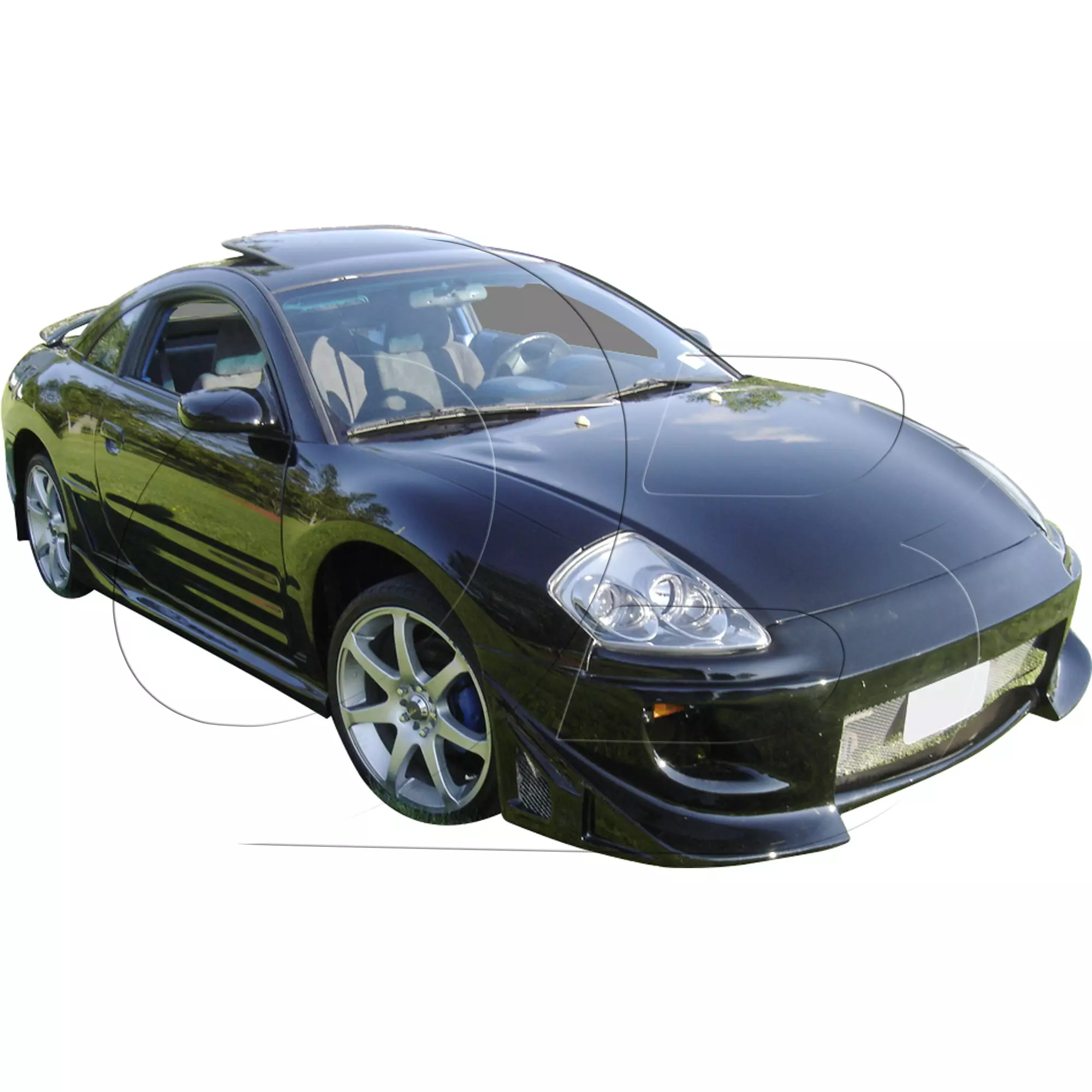KBD Urethane Blits Style 4pc Full Body Kit > Mitsubishi Eclipse 2000-2005 - Image 14