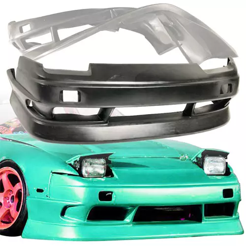 KBD Urethane Bsport2 Style 4pc Full Body Kit > Nissan 240SX 1989-1994 > 2dr Coupe - Image 6