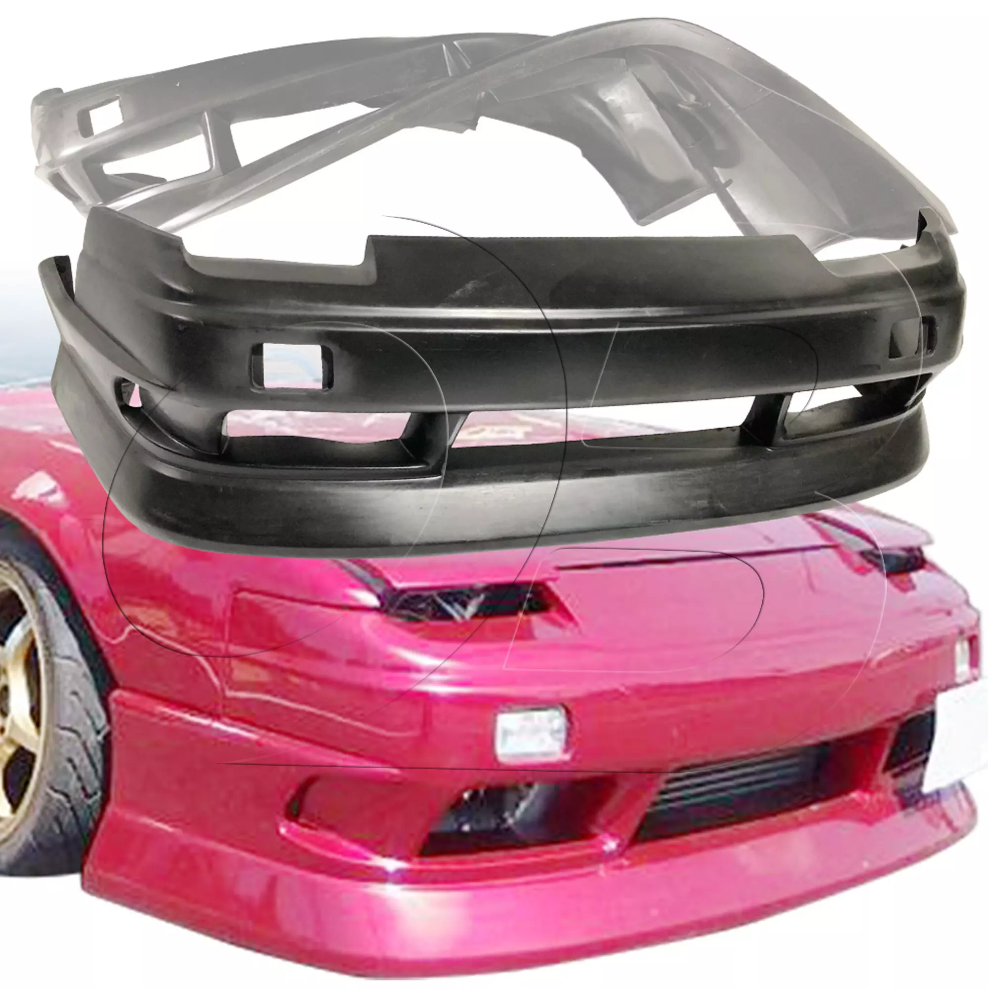 KBD Urethane Bsport2 Style 4pc Full Body Kit > Nissan 240SX 1989-1994 > 2dr Coupe - Image 17