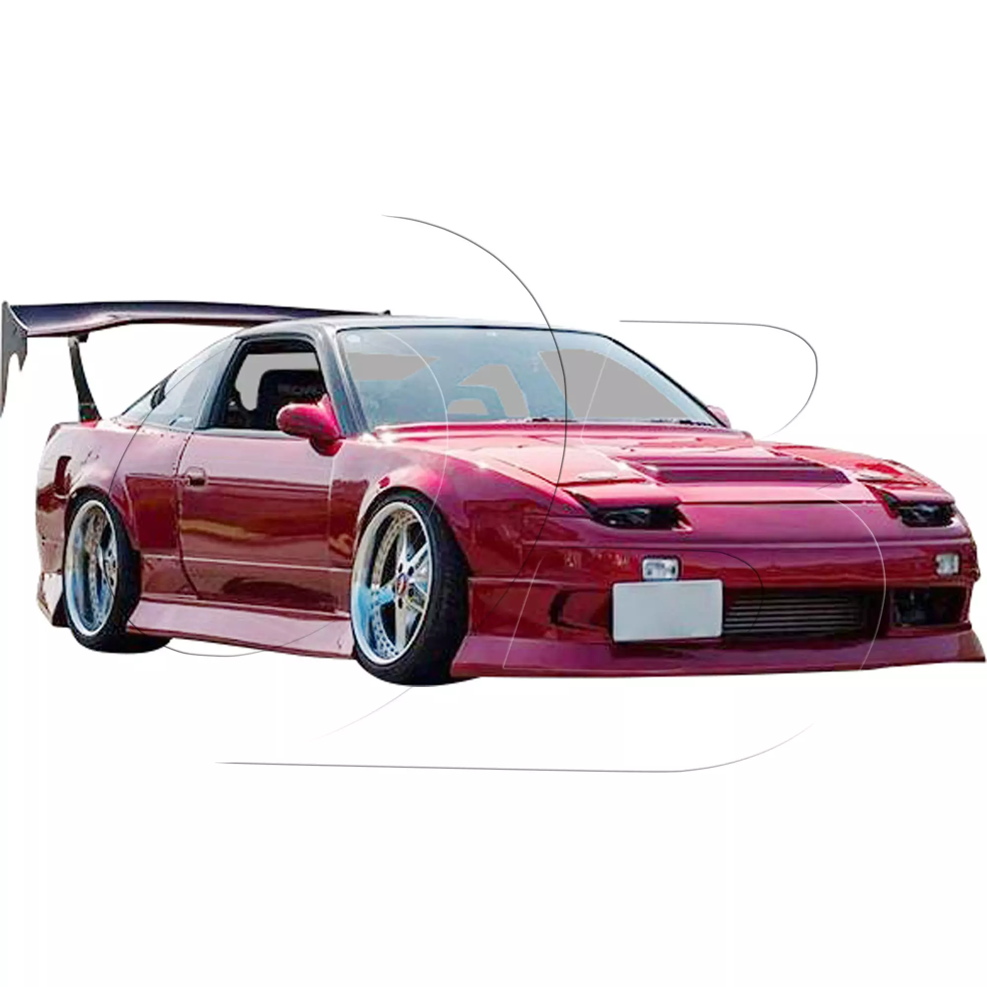 KBD Urethane Bsport2 Style 4pc Full Body Kit > Nissan 240SX 1989-1994 > 2dr Coupe - Image 22