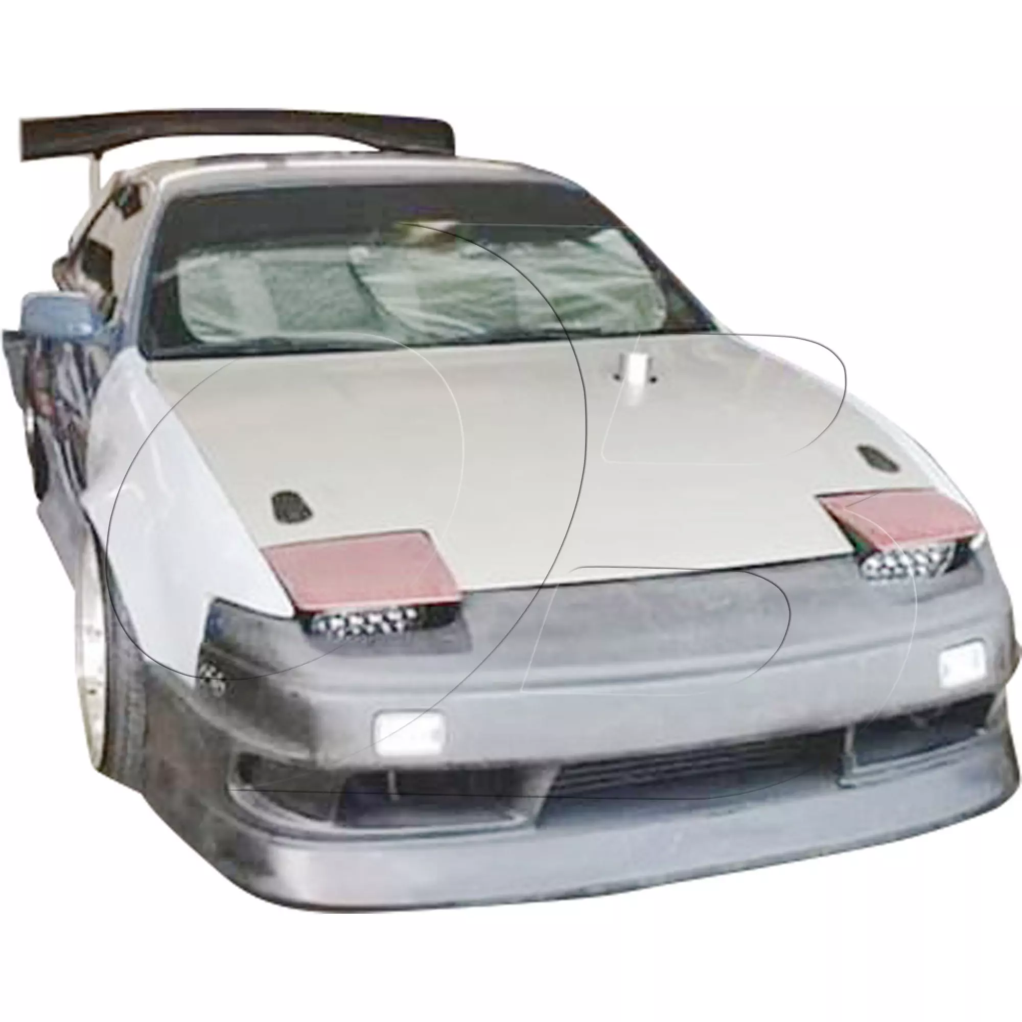 KBD Urethane Bsport2 Style 4pc Full Body Kit > Nissan 240SX 1989-1994 > 2dr Coupe - Image 38