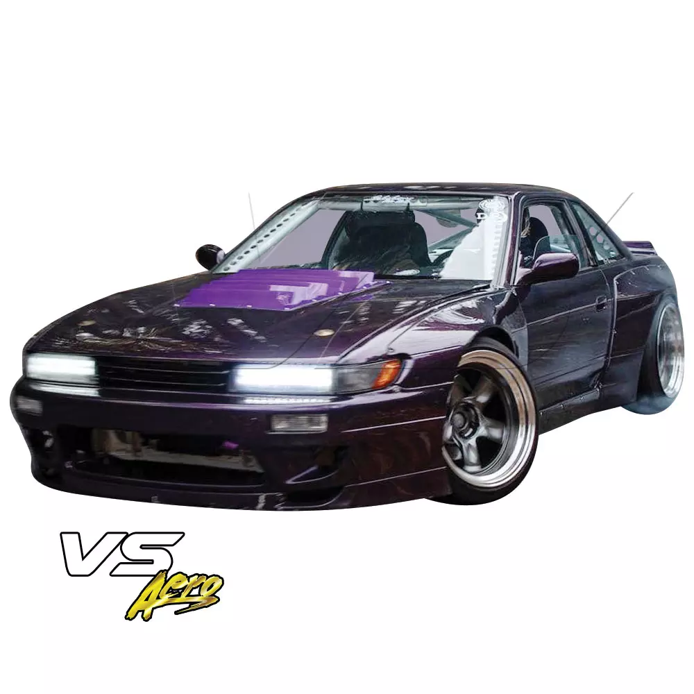 VSaero FRP TKYO v3 Wide Body Kit 10pc > Nissan Silvia S13 1989-1994 > 2dr Coupe - Image 31
