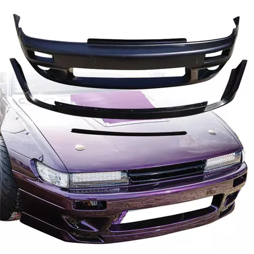 VSaero FRP TKYO v3 Wide Body Kit 10pc > Nissan Silvia S13 1989-1994 > 2dr Coupe - Image 63