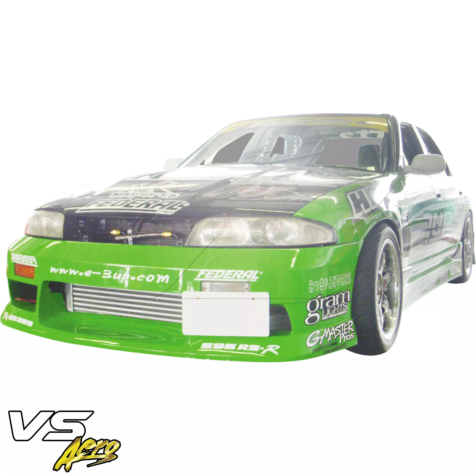 VSaero FRP MSPO Body Kit 4pc > Nissan Skyline R33 GTS 1995-1998 > 4dr Sedan - Image 16