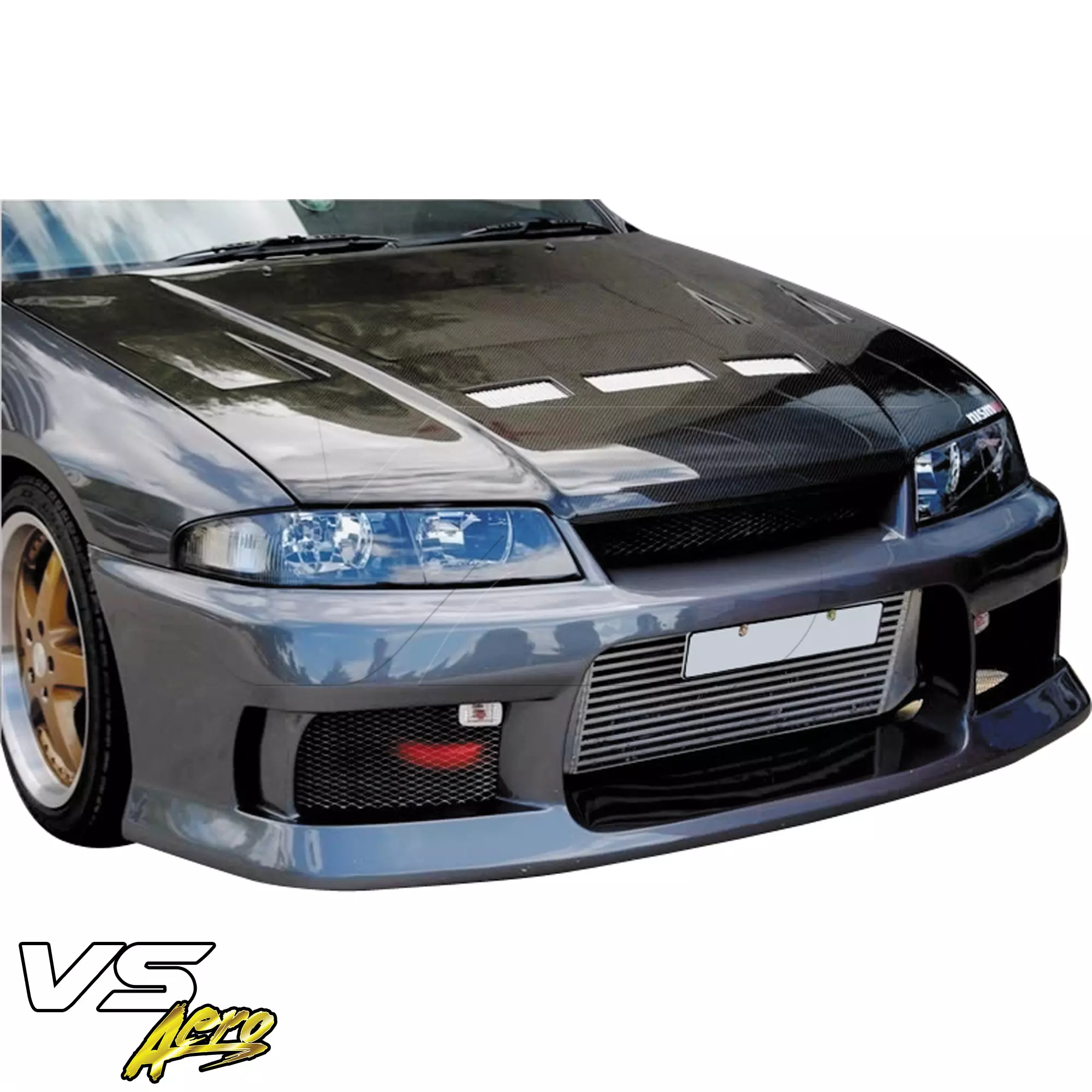 VSaero FRP MSPO v2 Body Kit 4pc > Nissan Skyline R33 GTS 1995-1998 > 2dr Coupe - Image 5