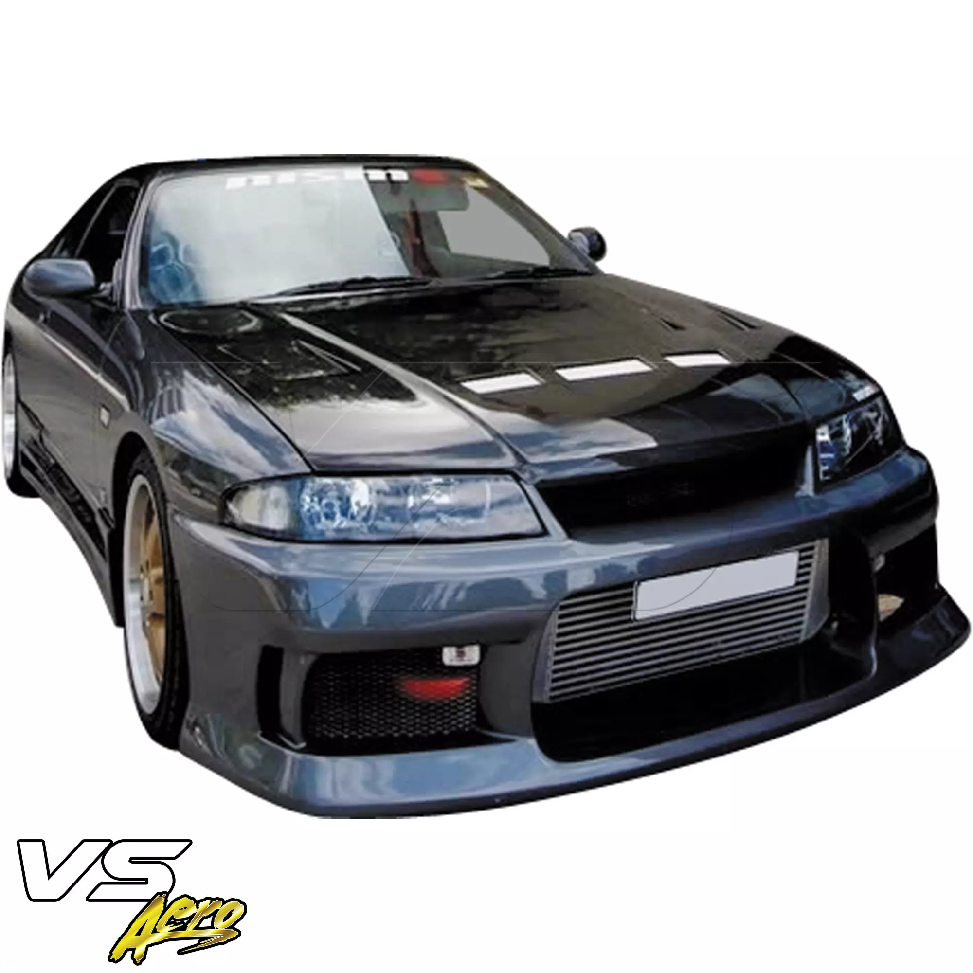 VSaero FRP MSPO v2 Body Kit 4pc > Nissan Skyline R33 GTS 1995-1998 > 2dr Coupe - Image 8