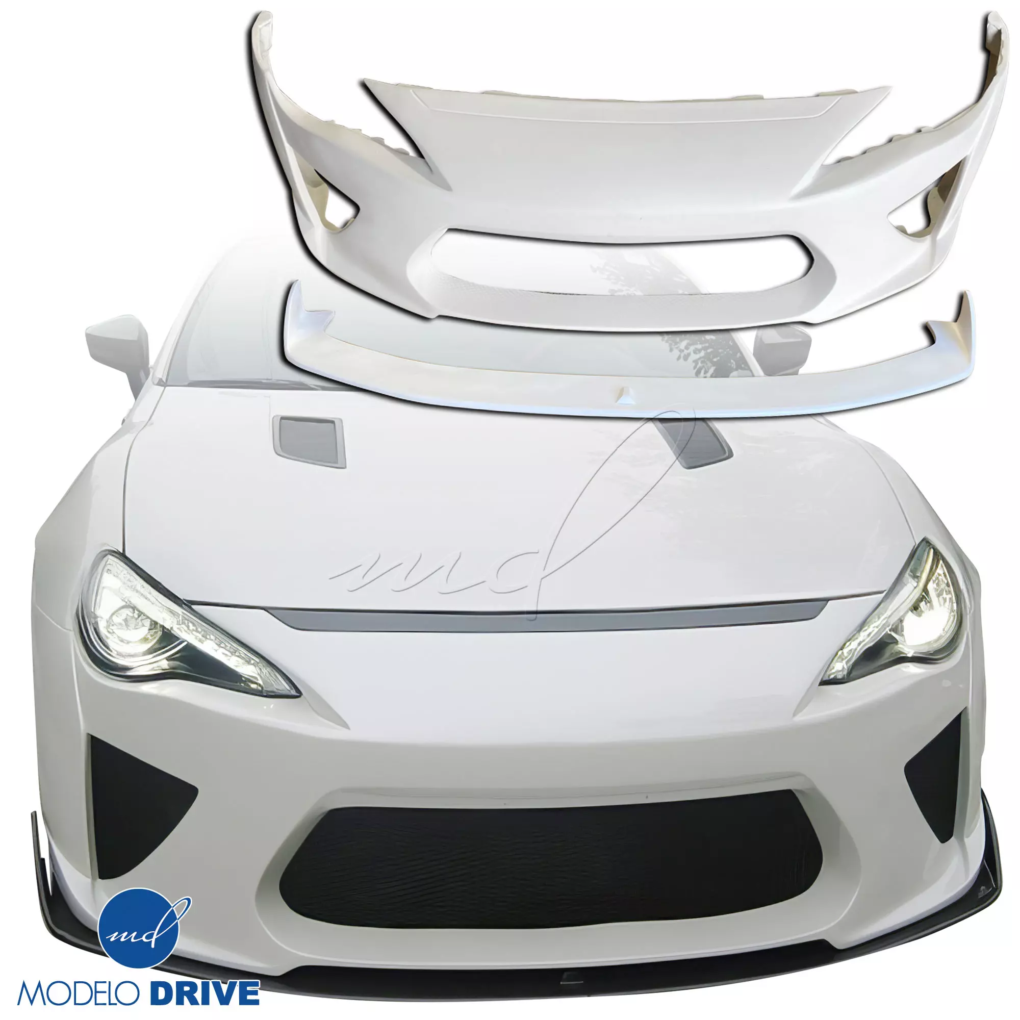 ModeloDrive FRP DMD Front Bumper w Lip Combo > Subaru BRZ ZN6 2013-2020 - Image 47