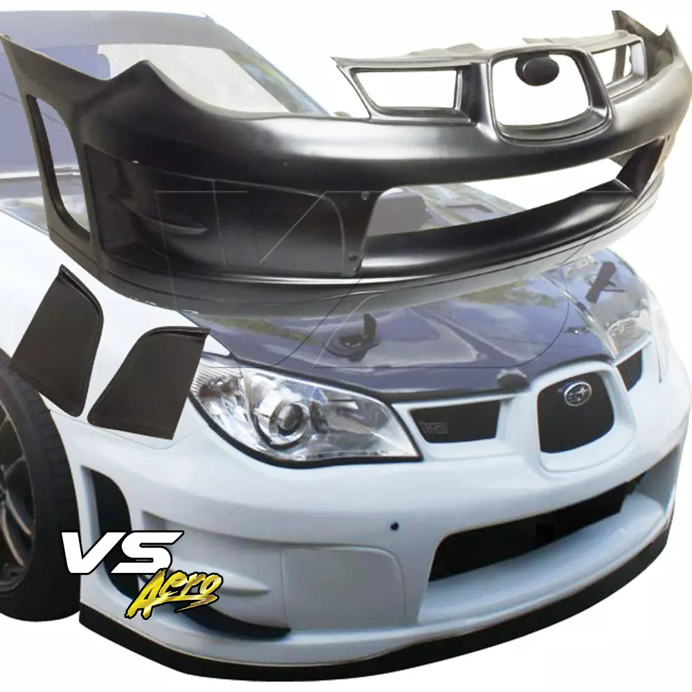 VSaero FRP WRC Front Bumper 3pc > Subaru Impreza WRX 2006-2007 > 4/5dr - Image 23