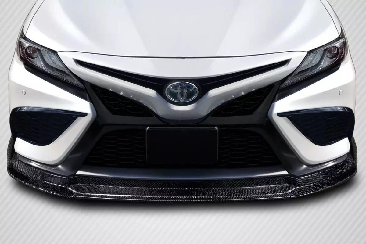 2018-2023 Toyota Camry Carbon Creations R Spec Front Lip Spoiler Air Dam 1 Piece - Image 7