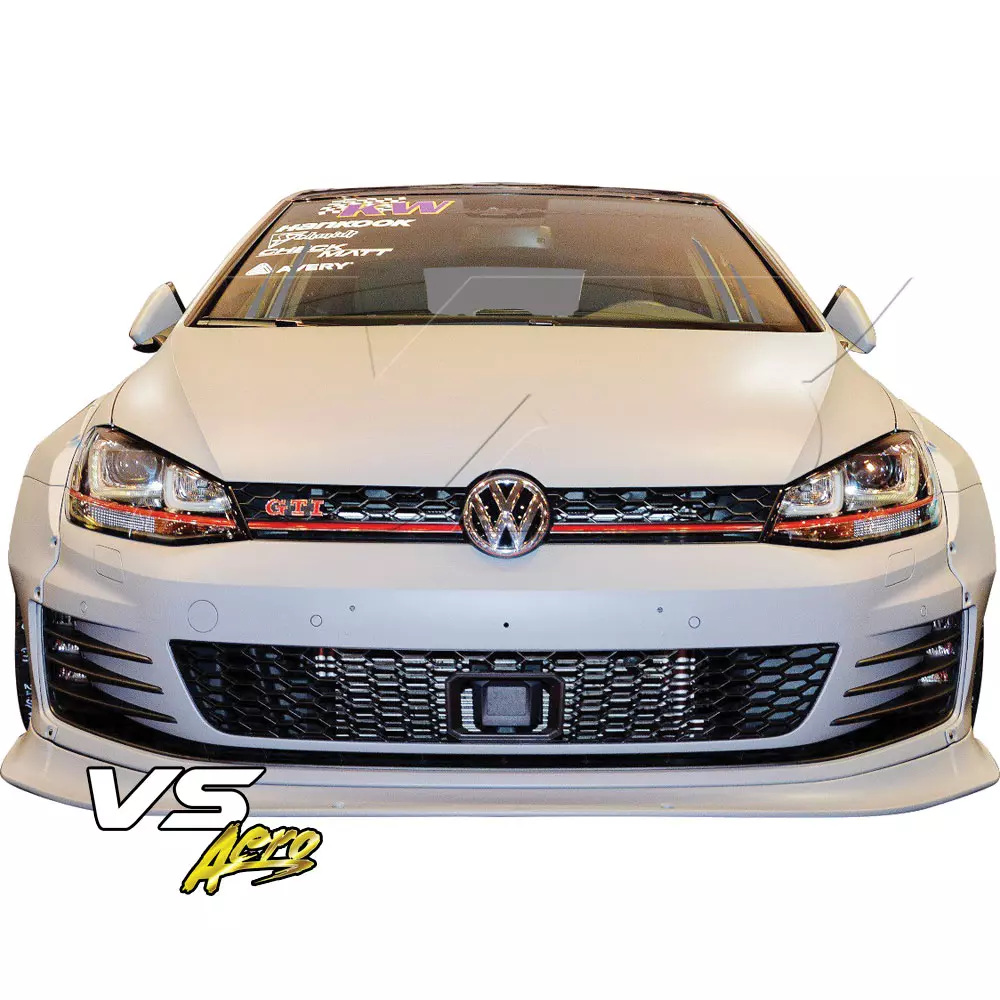 VSaero FRP TKYO Wide Body Kit w Wing 8pc > Volkswagen Golf MK7 2015-2018 - Image 4