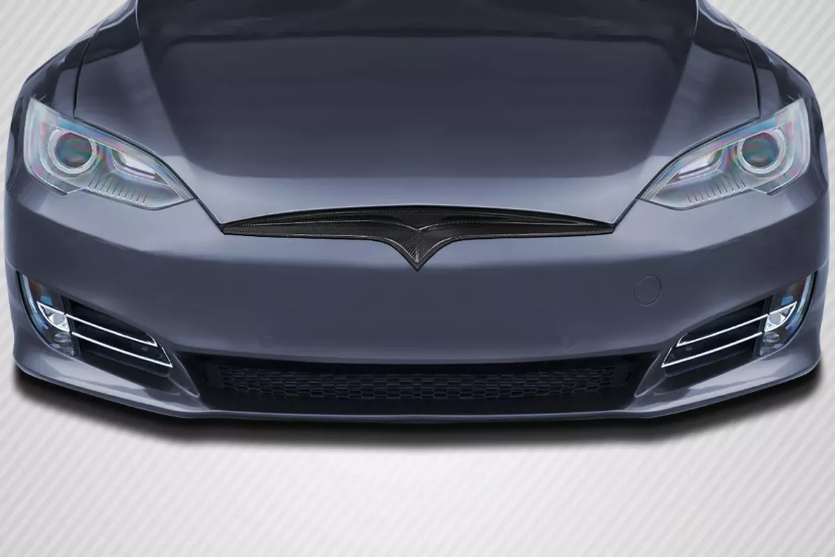 2012-2016.5 Tesla Model S Carbon Creations OER Facelift Refresh Look Front Grille 1 Piece - Image 1