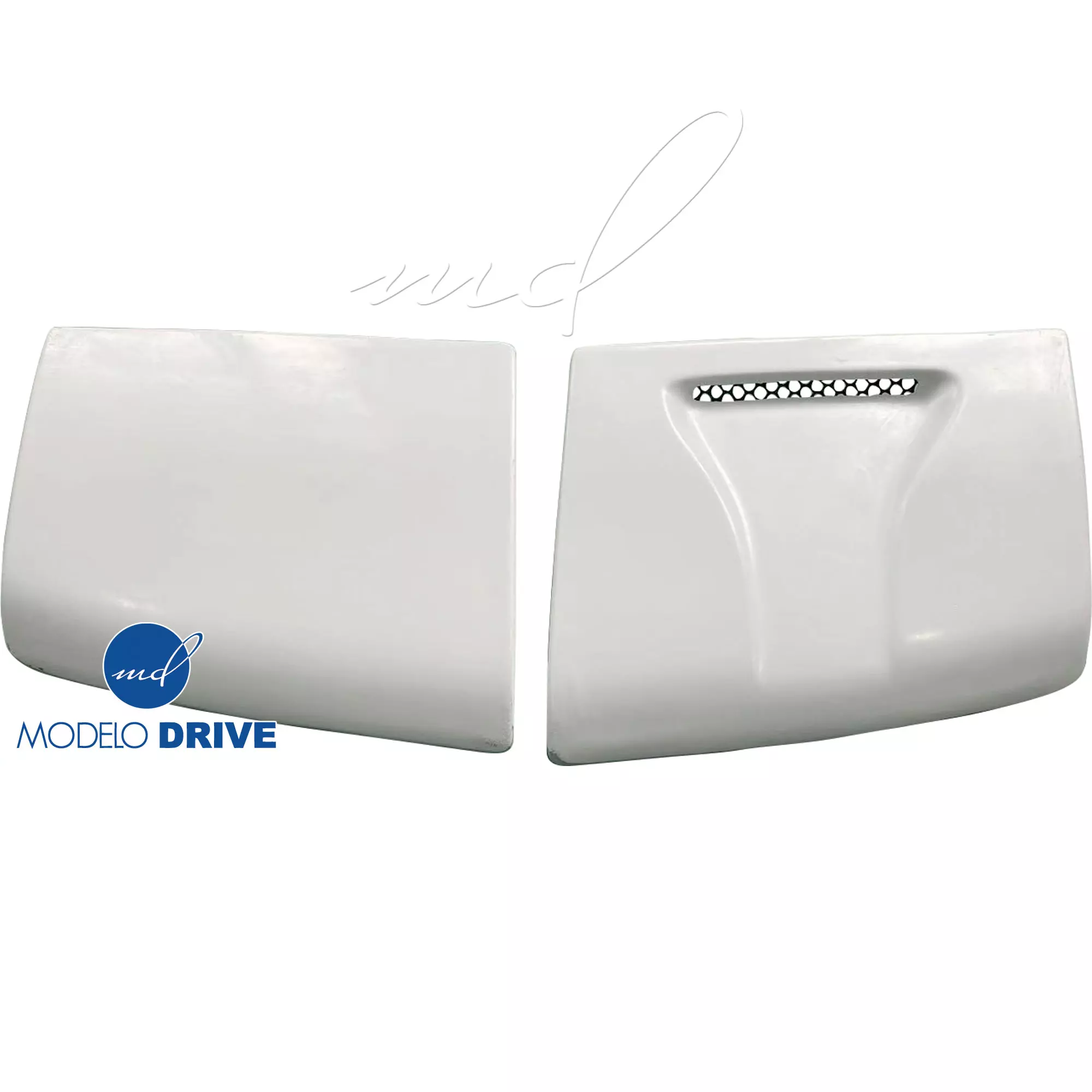 ModeloDrive FRP NACA Single Vent Headlight Covers > Nissan 240SX 1989-1994 - Image 3