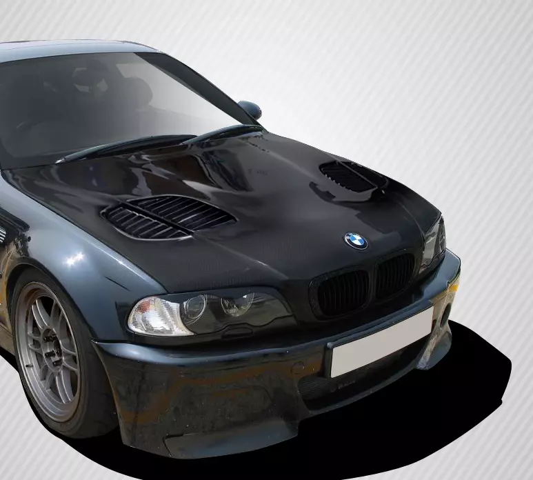 2000-2006 BMW 3 Series E46 2DR Carbon Creations GTR Hood 1 Piece - Image 1