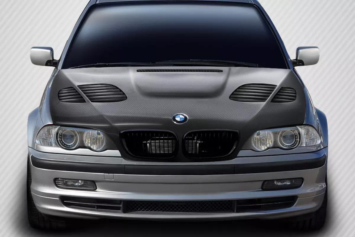 1999-2001 BMW 3 Series E46 4DR Carbon Creations DriTech GTR Hood 1 Piece - Image 1