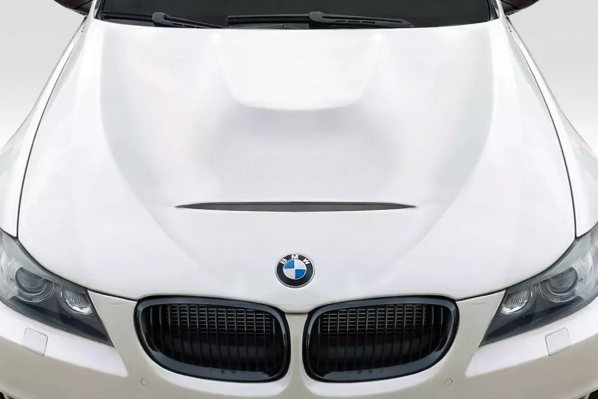 2009-2011 BMW 3 Series E90 E91 4DR / Wagon Duraflex GTS Look Hood 1 Piece - Image 1