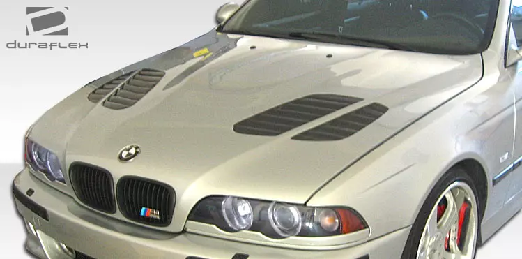 1997-2003 BMW 5 Series E39 4DR Duraflex GTR Hood 1 Piece - Image 6