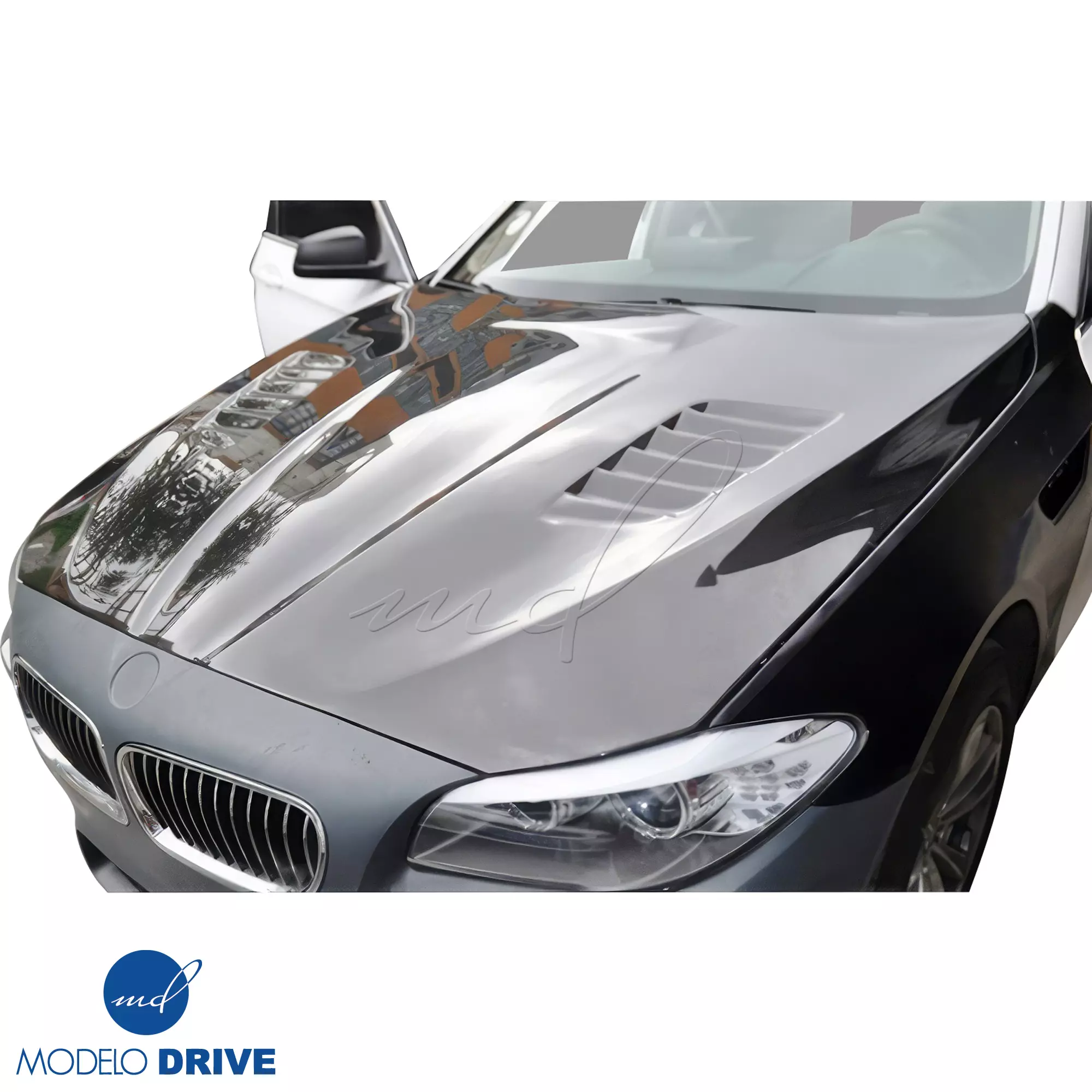 ModeloDrive FRP VRS Hood > BMW 5-Series F10 2011-2016 - Image 1