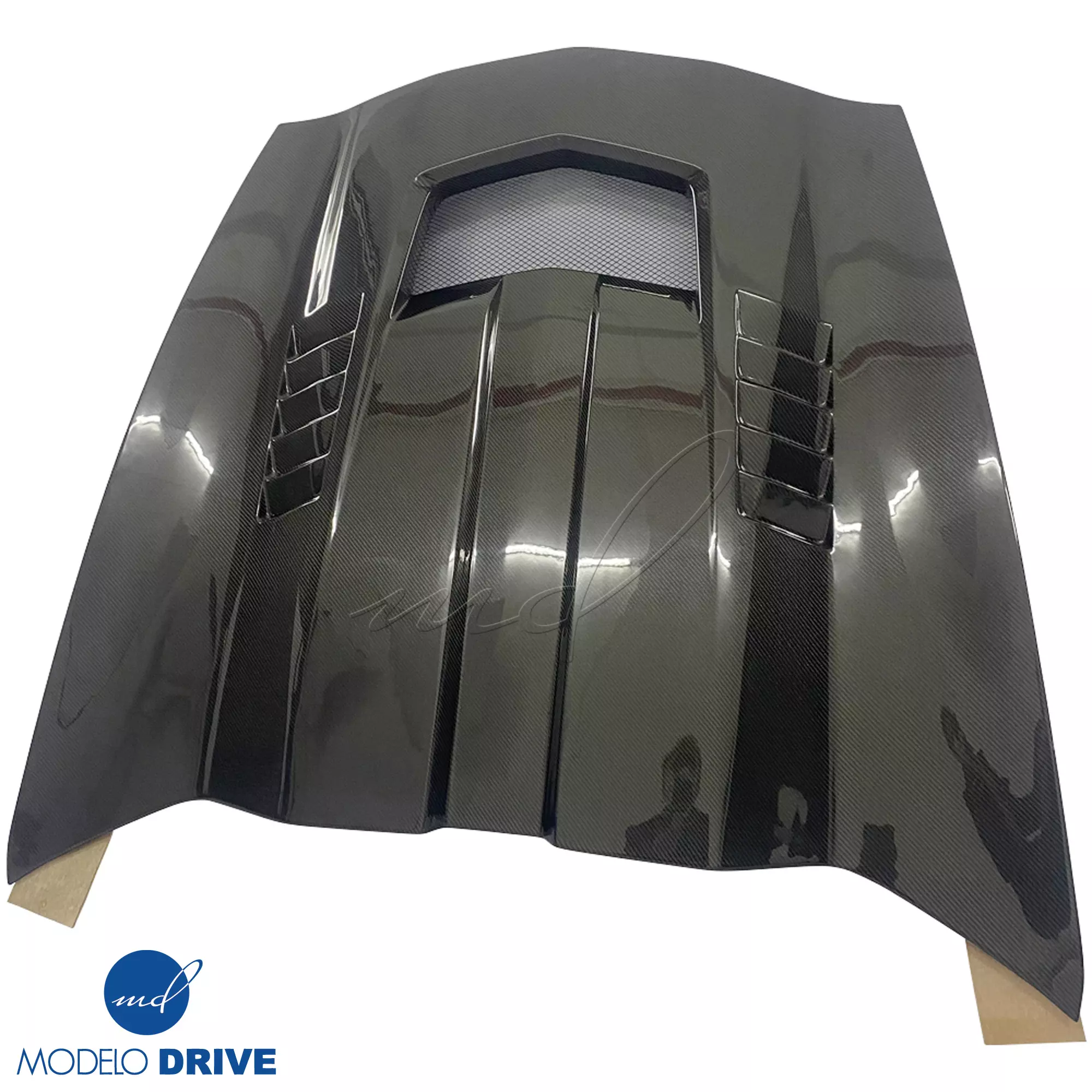 ModeloDrive Carbon Fiber ZT Hood > Chevrolet Corvette C7 2014-2019 - Image 11