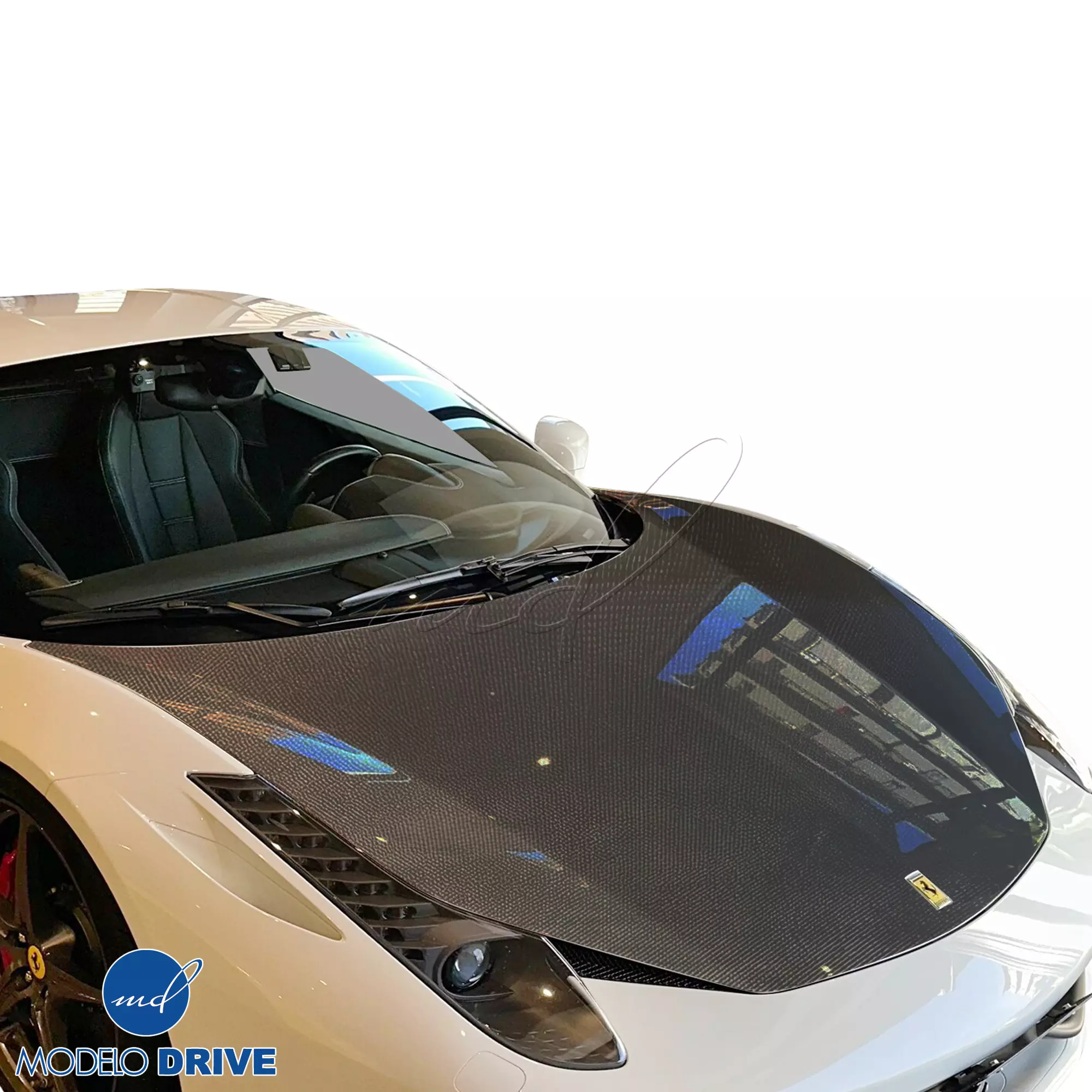ModeloDrive Carbon Fiber OER Hood > Ferrari 458 2015-2020 - Image 4