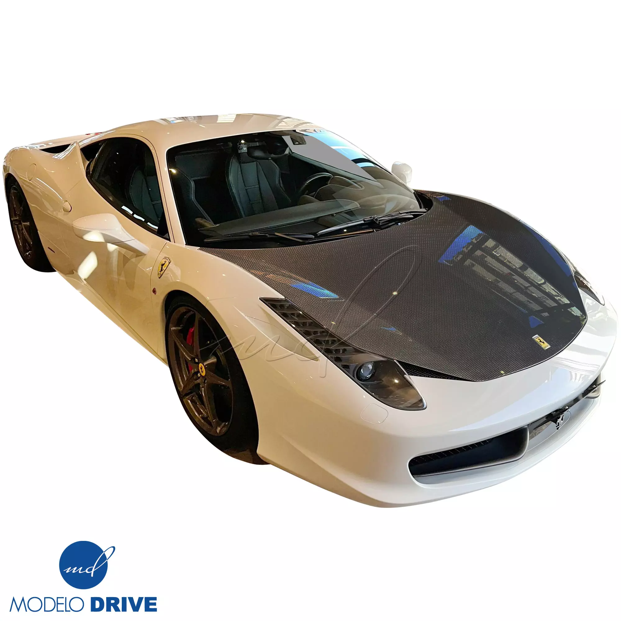 ModeloDrive Carbon Fiber OER Hood > Ferrari 458 2015-2020 - Image 6