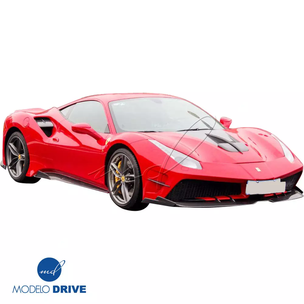 ModeloDrive Carbon Fiber MDES Hood > Ferrari 488 GTB F142M 2016-2019 - Image 4