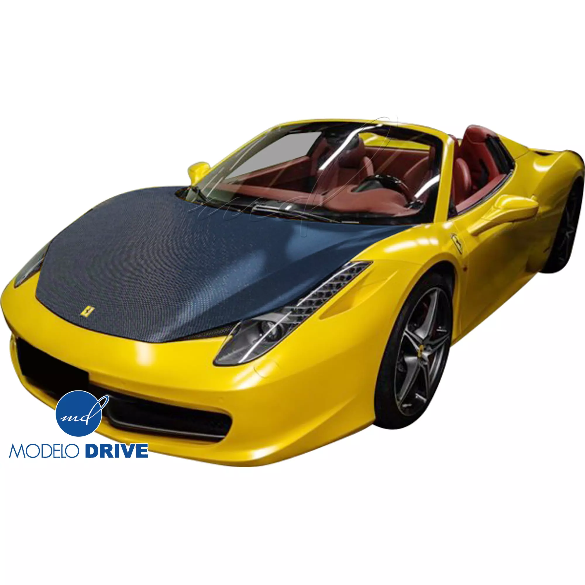 ModeloDrive Carbon Fiber OER Hood > Ferrari 488 GTB F142M 2016-2019 - Image 8