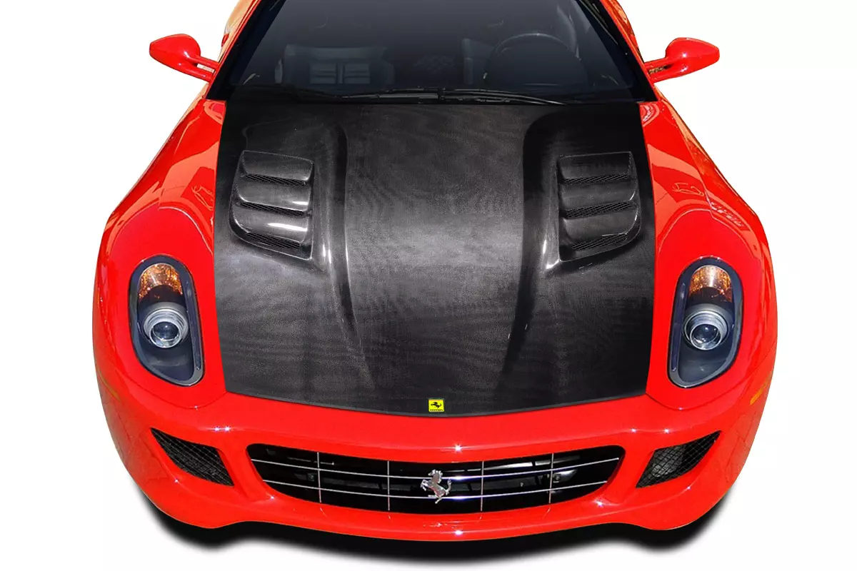 2006-2012 Ferrari 599 Carbon AF-1 Race Hood ( CFP ) 1 Piece - Image 1