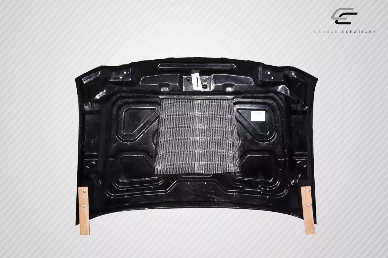 2008-2010 Ford Super Duty F250 F350 F450 Carbon Creations GT500 V2 Hood 1 Piece - Image 6