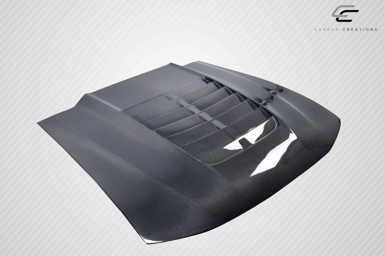 1999-2004 Ford Mustang Carbon Creations GT500 V2 Hood 1 Piece - Image 4