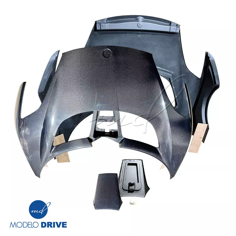 ModeloDrive Carbon Fiber GTE V5 Front End Combo Kit > Lotus Evora 2011-2021 - Image 26
