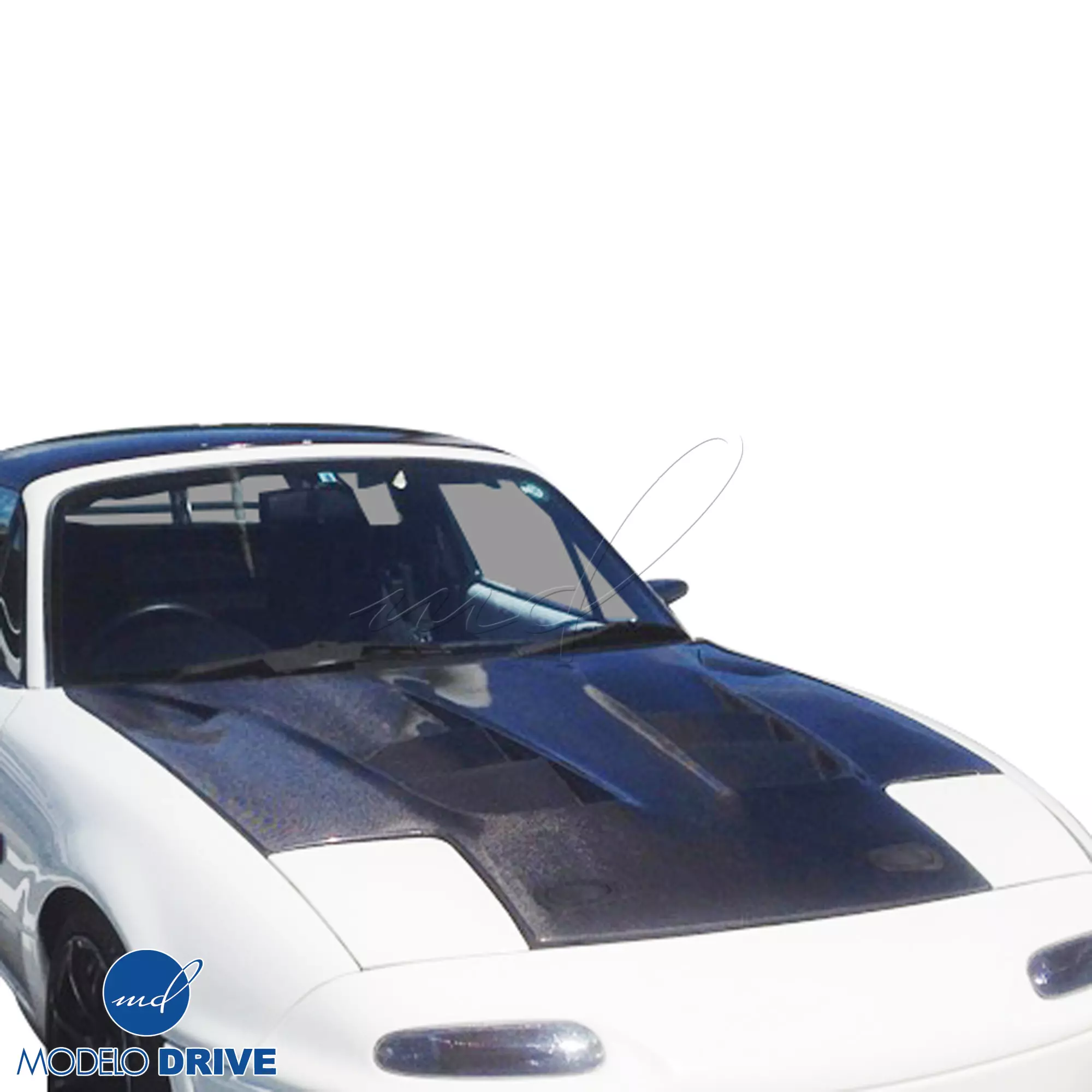 ModeloDrive Carbon Fiber RAME A9 Hood > Mazda Miata (NA) 1990-1996 - Image 2