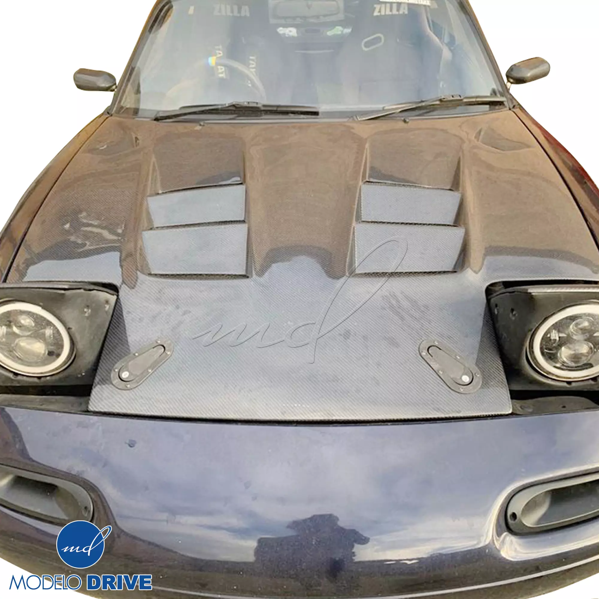 ModeloDrive Carbon Fiber RAME A9 Hood > Mazda Miata (NA) 1990-1996 - Image 22