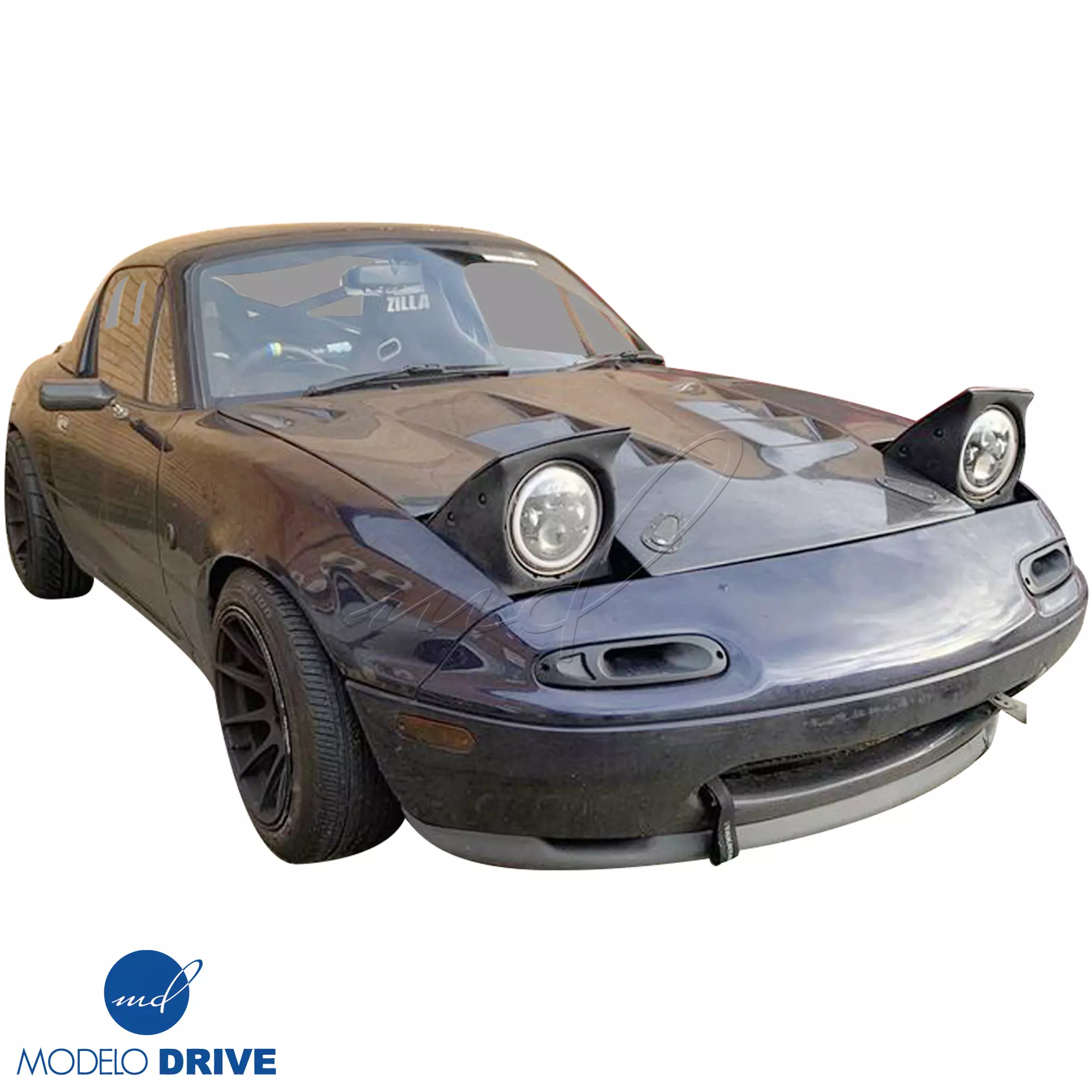 ModeloDrive Carbon Fiber RAME A9 Hood > Mazda Miata (NA) 1990-1996 - Image 24