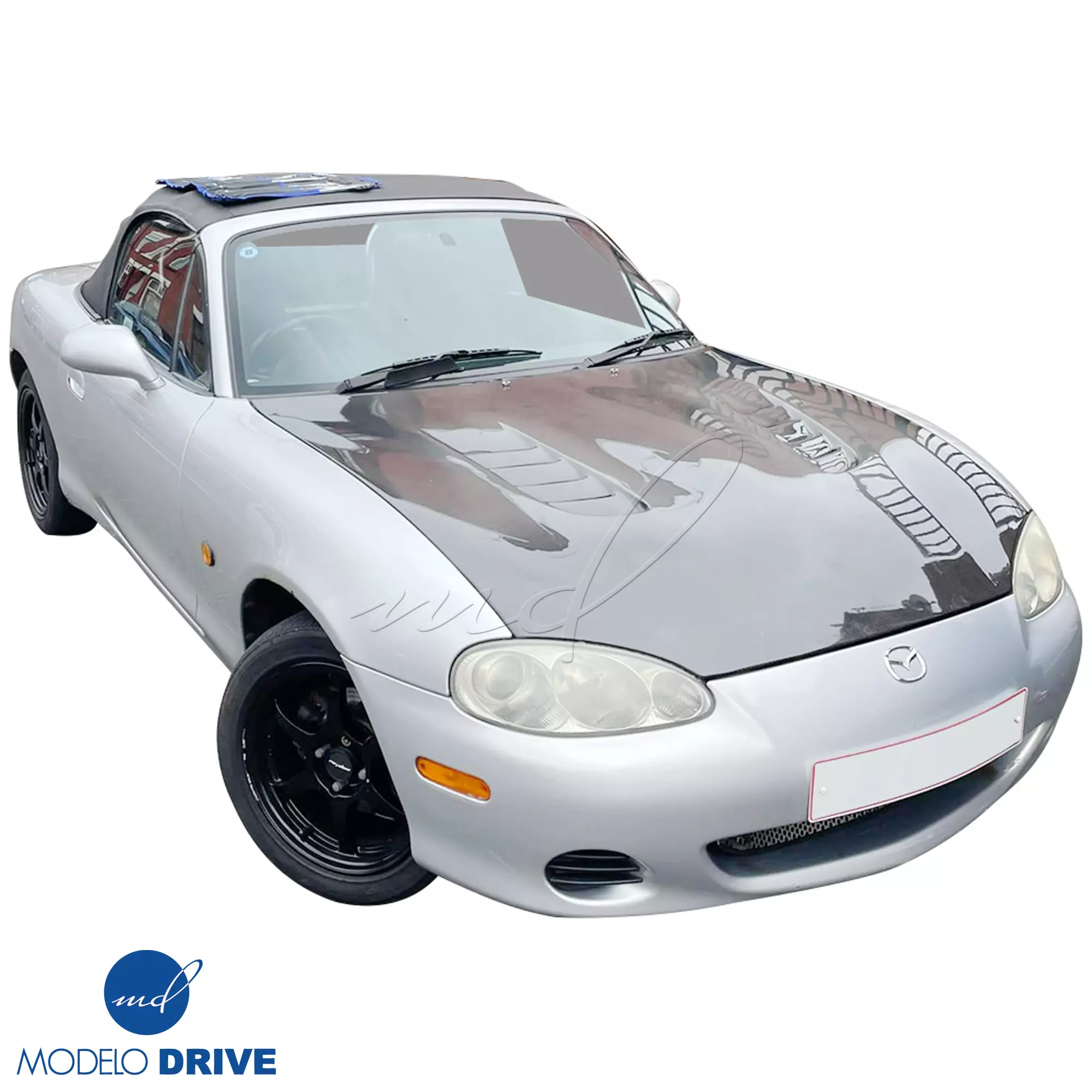 ModeloDrive Carbon Fiber CSPE Hood > Mazda Miata (NB) 1998-2005 - Image 10