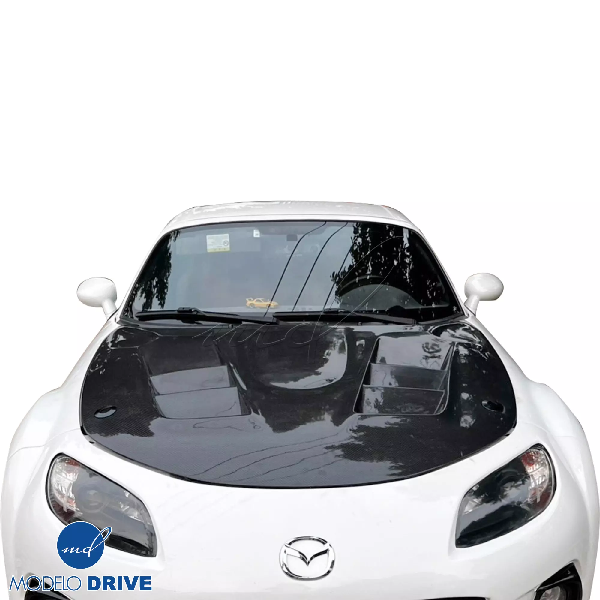 ModeloDrive Carbon Fiber RAME A9 Hood > Mazda Miata (NC) 2006-2015 - Image 3