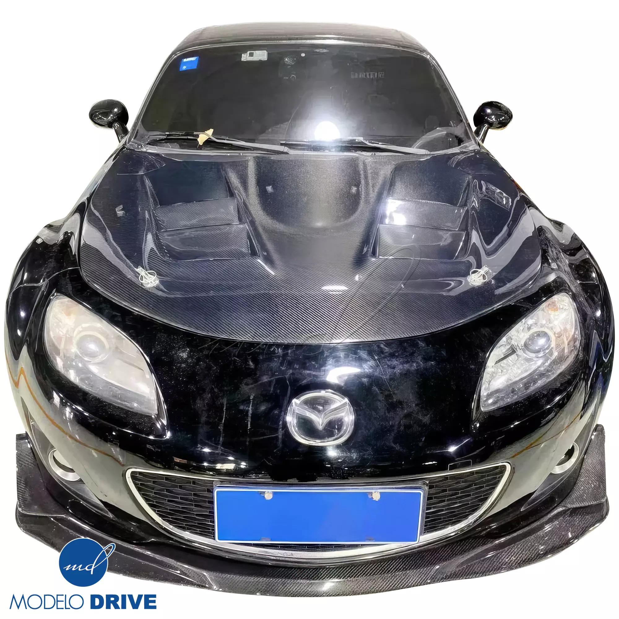 ModeloDrive Carbon Fiber RAME A9 Hood > Mazda Miata (NC) 2006-2015 - Image 8