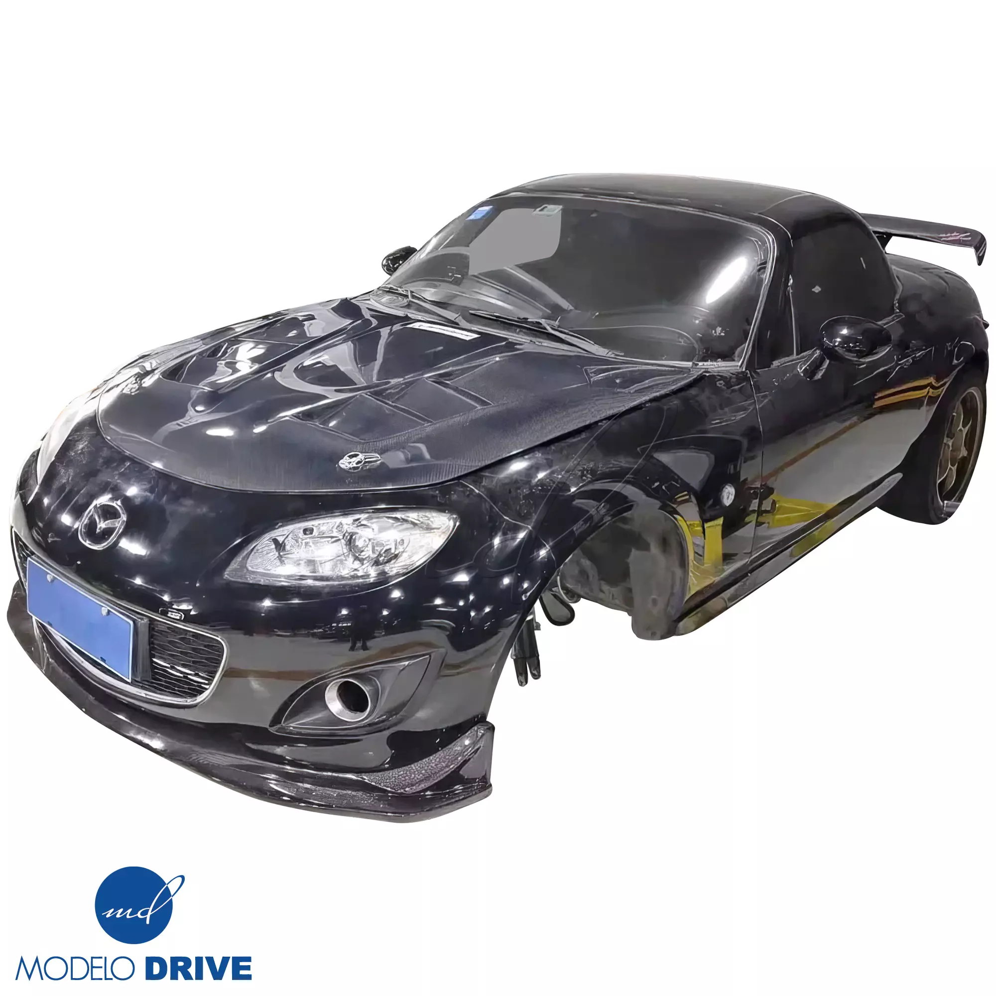 ModeloDrive Carbon Fiber RAME A9 Hood > Mazda Miata (NC) 2006-2015 - Image 9
